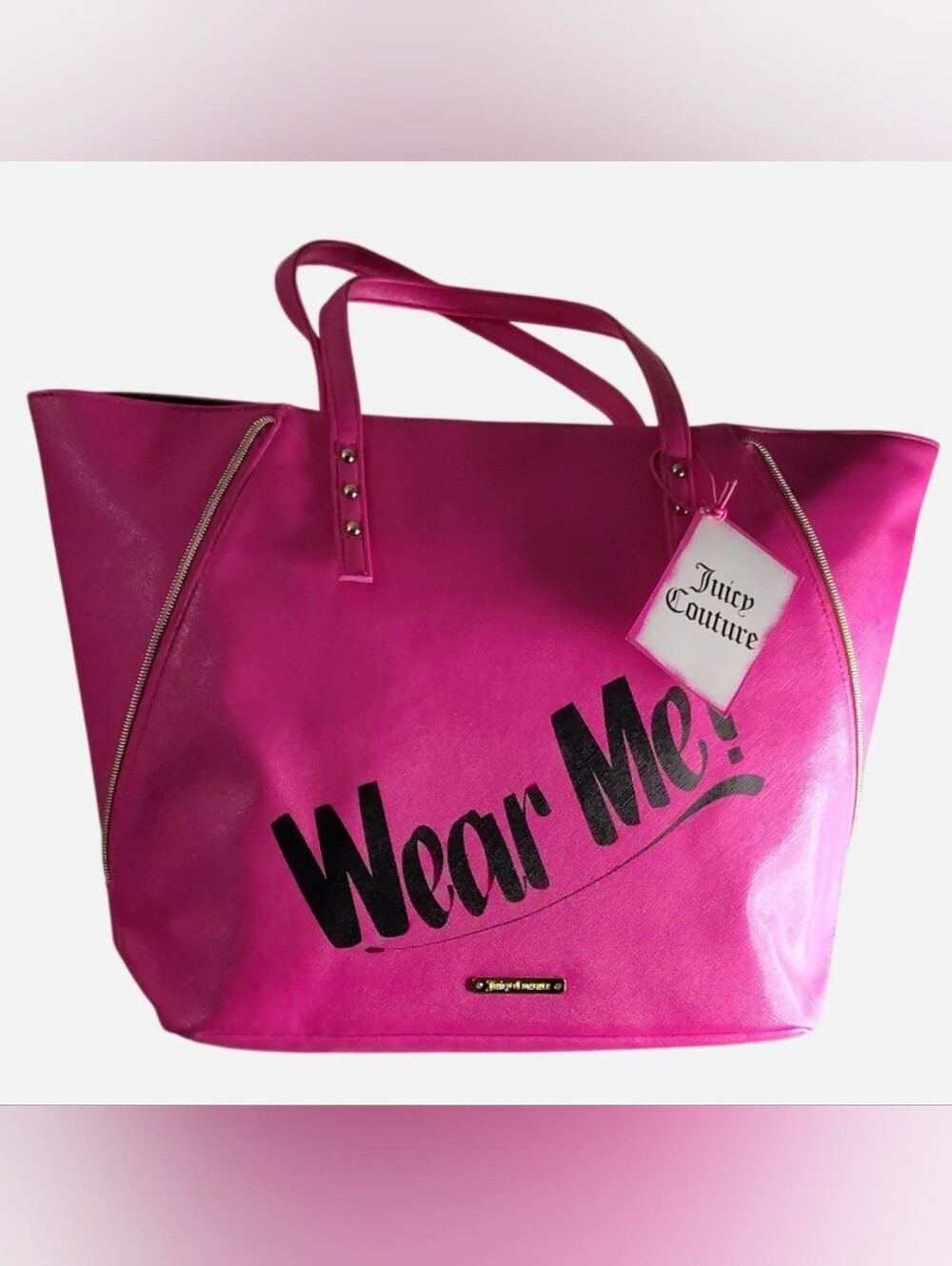 Juicy Couture Hot Pink 'Wear Me!' Tote